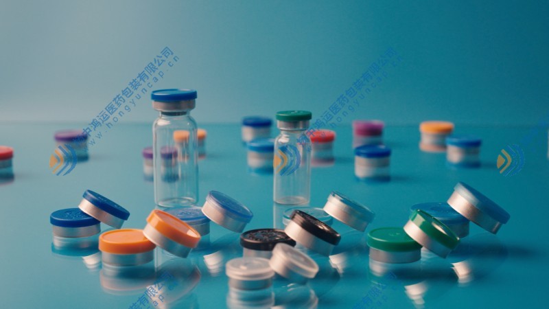 Aluminum plastic combination cap for antibiotic bottles